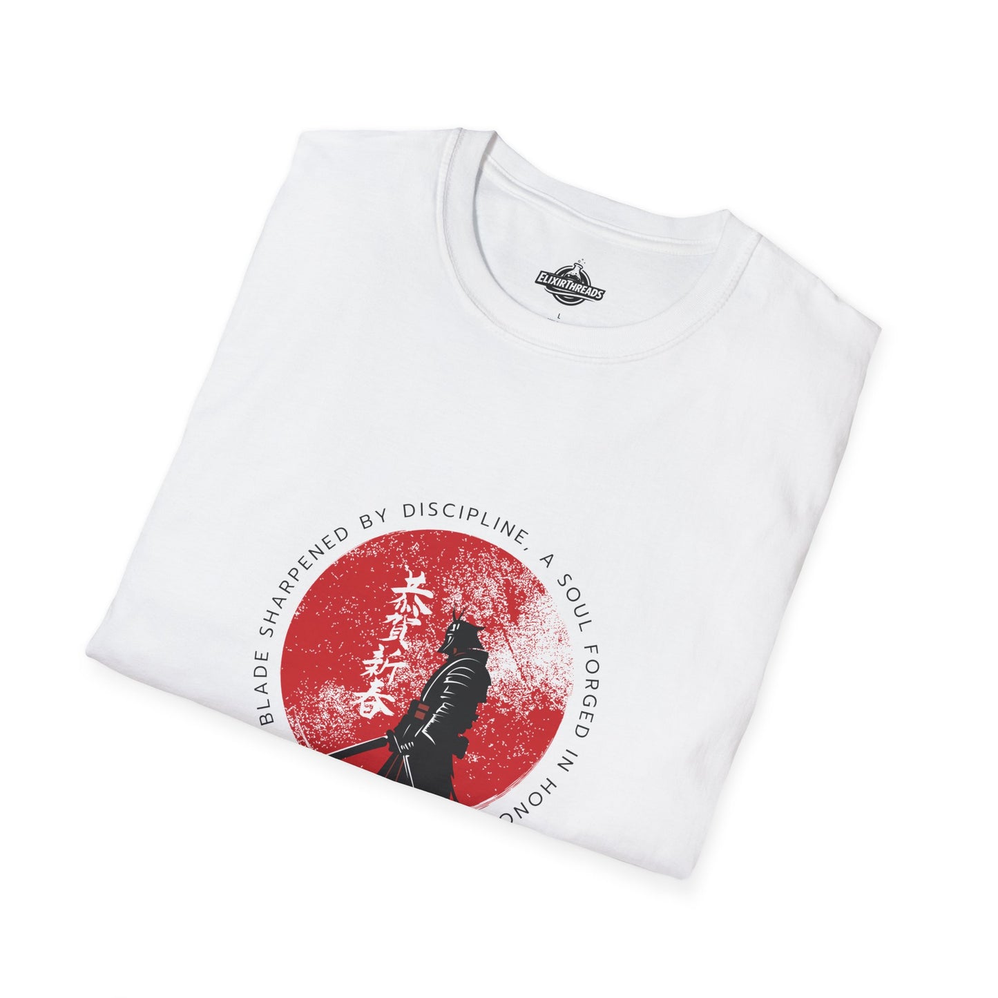 Samurai Graphic T-Shirt, Unisex Softstyle Tee, Anime Fashion, Cool Gift for Fans, Casual Wear, Perfect for Comfy Days