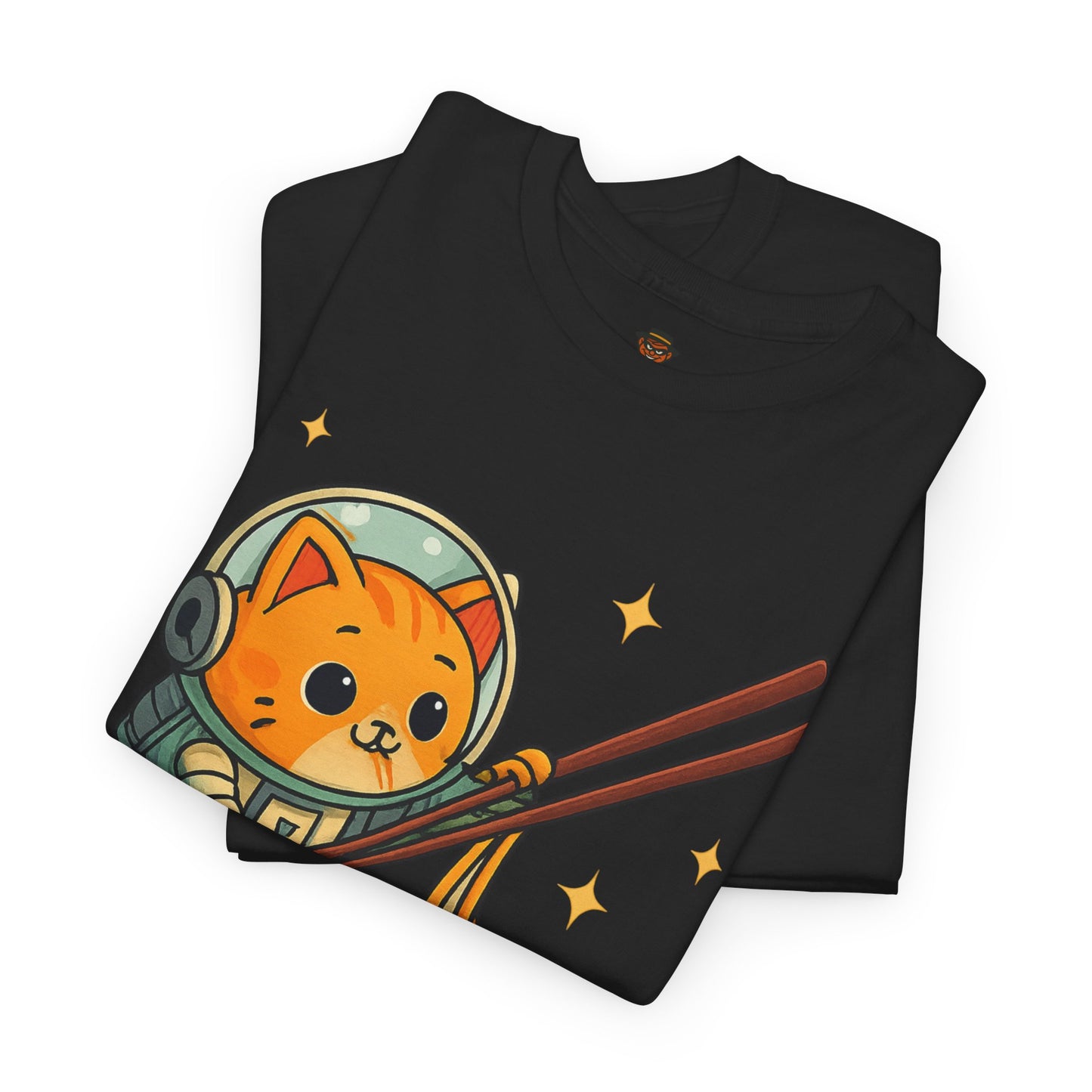 Cute Cat Astronaut Tee, Unisex Cotton Shirt, Fun Graphic Tee for Cat Lovers, Gift for Birthdays, Cozy Casual Wear