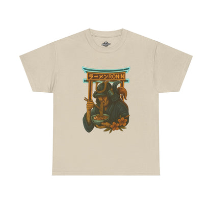 Ronin Ramen Tee: Unisex Cotton Shirt, Japanese Art, Foodie Gift, Anime Fashion, Casual Wear, Streetwear Style