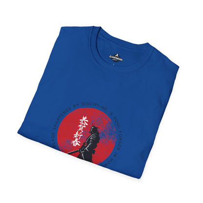 Samurai Graphic T-Shirt, Unisex Softstyle Tee, Anime Fashion, Cool Gift for Fans, Casual Wear, Perfect for Comfy Days