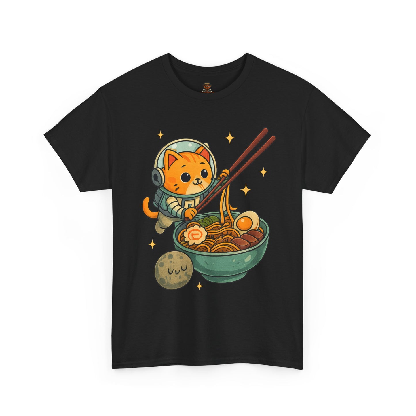Cute Cat Astronaut Tee, Unisex Cotton Shirt, Fun Graphic Tee for Cat Lovers, Gift for Birthdays, Cozy Casual Wear
