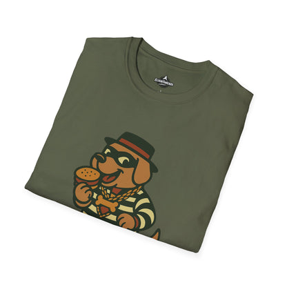Funny Dog T-Shirt, Unisex Softstyle Tee, Pet Lover Gift, Casual Wear, Gift for Dog Owners, Humor Apparel, Birthday Gift