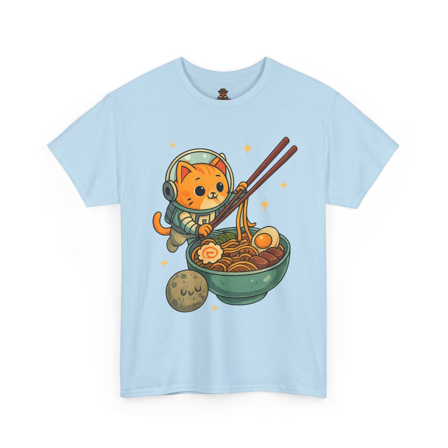 Cute Cat Astronaut Tee, Unisex Cotton Shirt, Fun Graphic Tee for Cat Lovers, Gift for Birthdays, Cozy Casual Wear