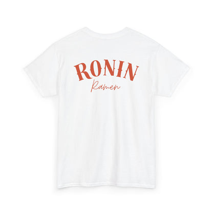 Ronin Ramen Tee: Unisex Cotton Shirt, Japanese Art, Foodie Gift, Anime Fashion, Casual Wear, Streetwear Style