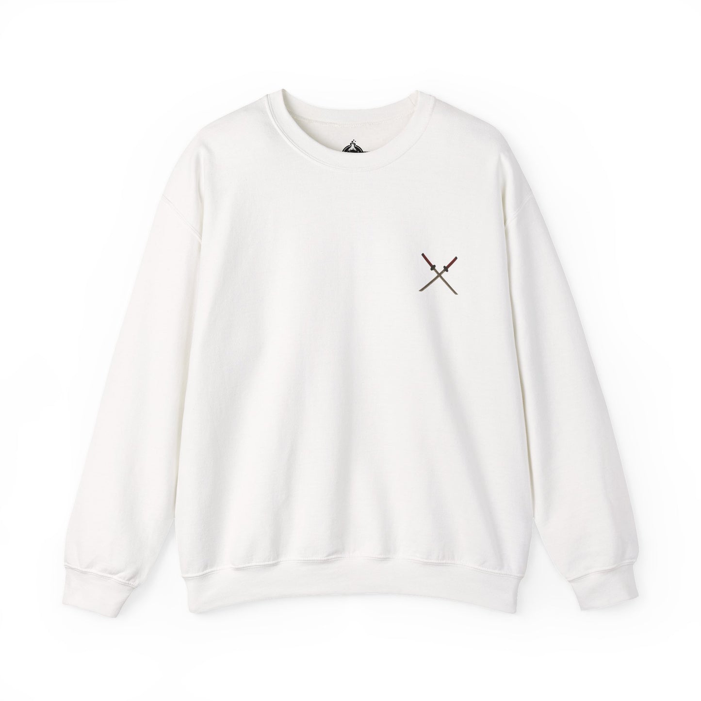 Samurai Vibes Crewneck Sweatshirt, Unisex Heavy Blend, Cosplay Apparel, Casual Streetwear, Gift for Anime Fans, Fall/Winter Essential
