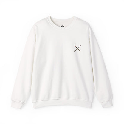 Samurai Vibes Crewneck Sweatshirt, Unisex Heavy Blend, Cosplay Apparel, Casual Streetwear, Gift for Anime Fans, Fall/Winter Essential