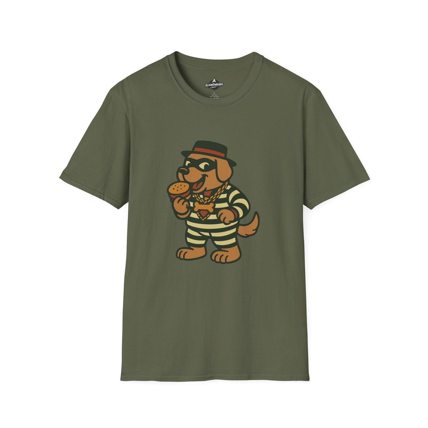 Funny Dog T-Shirt, Unisex Softstyle Tee, Pet Lover Gift, Casual Wear, Gift for Dog Owners, Humor Apparel, Birthday Gift