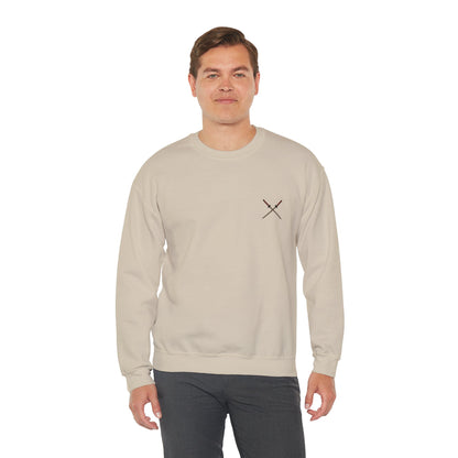 Samurai Vibes Crewneck Sweatshirt, Unisex Heavy Blend, Cosplay Apparel, Casual Streetwear, Gift for Anime Fans, Fall/Winter Essential