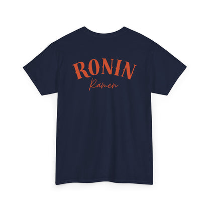 Ronin Ramen Tee: Unisex Cotton Shirt, Japanese Art, Foodie Gift, Anime Fashion, Casual Wear, Streetwear Style
