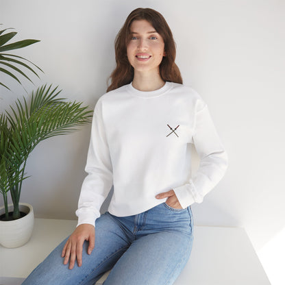 Samurai Vibes Crewneck Sweatshirt, Unisex Heavy Blend, Cosplay Apparel, Casual Streetwear, Gift for Anime Fans, Fall/Winter Essential