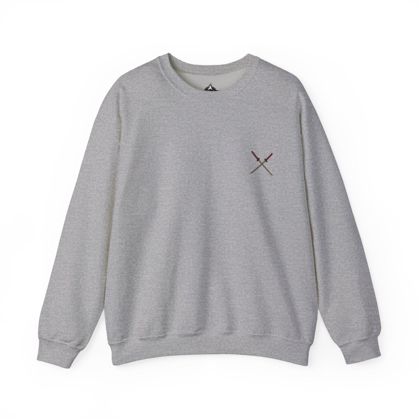 Samurai Vibes Crewneck Sweatshirt, Unisex Heavy Blend, Cosplay Apparel, Casual Streetwear, Gift for Anime Fans, Fall/Winter Essential
