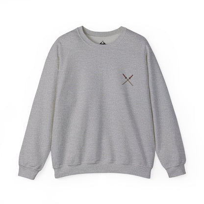 Samurai Vibes Crewneck Sweatshirt, Unisex Heavy Blend, Cosplay Apparel, Casual Streetwear, Gift for Anime Fans, Fall/Winter Essential