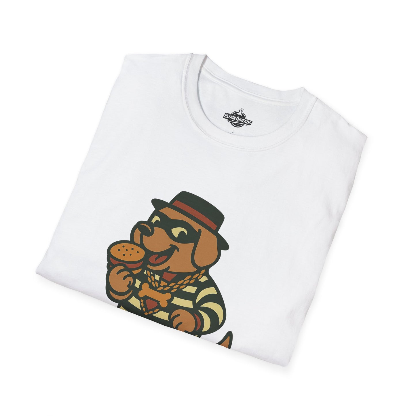Funny Dog T-Shirt, Unisex Softstyle Tee, Pet Lover Gift, Casual Wear, Gift for Dog Owners, Humor Apparel, Birthday Gift