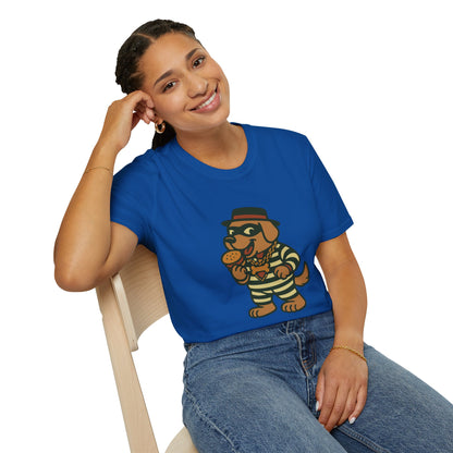 Funny Dog T-Shirt, Unisex Softstyle Tee, Pet Lover Gift, Casual Wear, Gift for Dog Owners, Humor Apparel, Birthday Gift