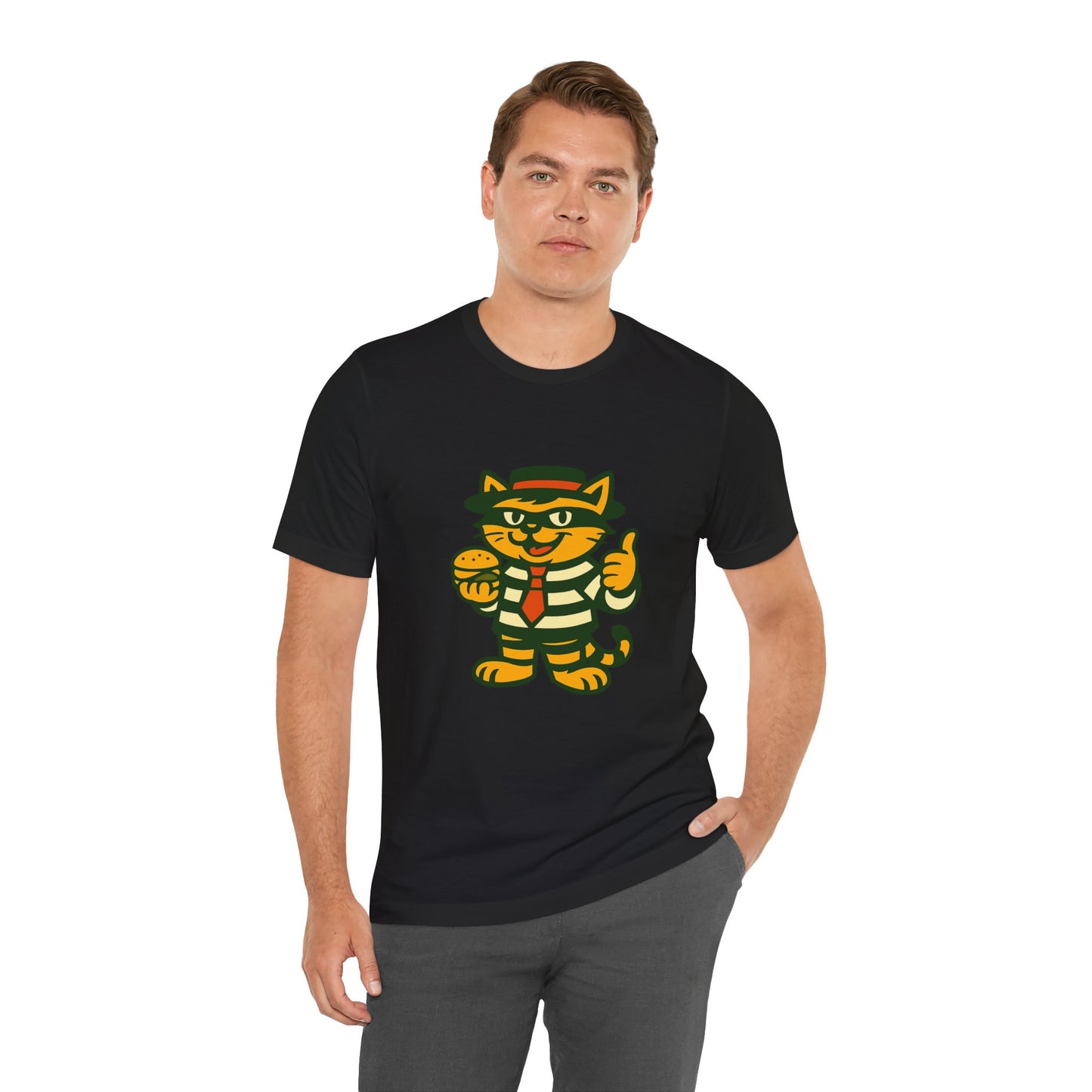 Playful Cat Graphic Tee, Funny Cat Shirt, Unisex T-Shirt, Casual Wear, Gift for Cat Lovers, Birthday Present, Animal Lover Apparel