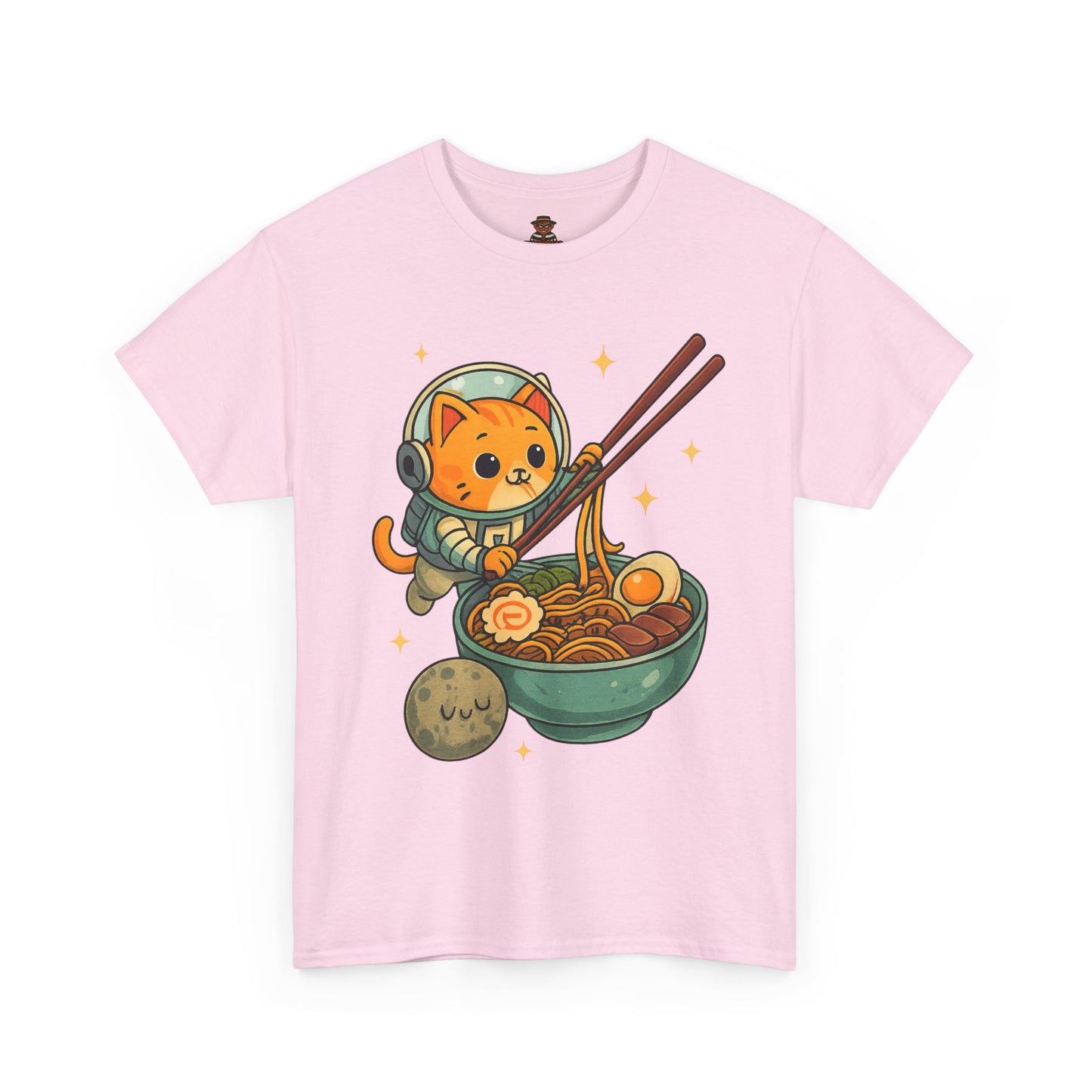 Cute Cat Astronaut Tee, Unisex Cotton Shirt, Fun Graphic Tee for Cat Lovers, Gift for Birthdays, Cozy Casual Wear