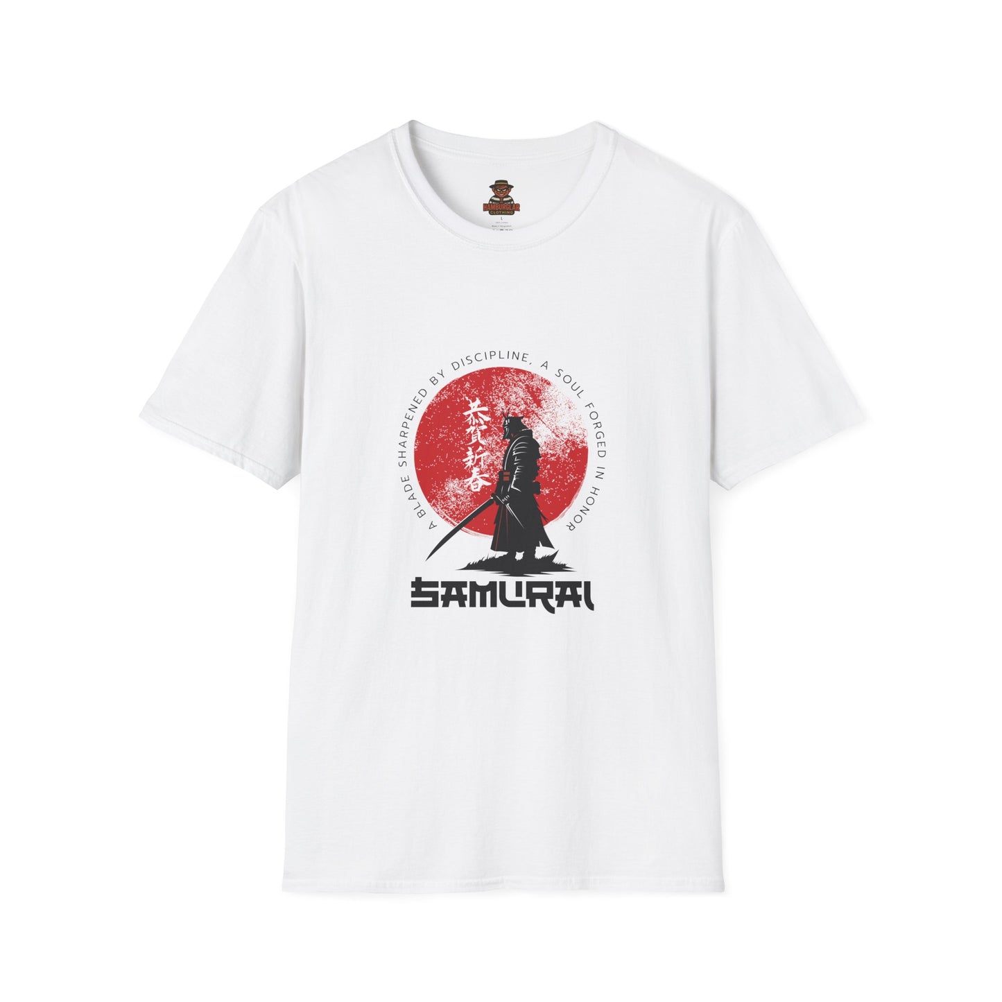 Samurai Graphic T-Shirt, Unisex Softstyle Tee, Anime Fashion, Cool Gift for Fans, Casual Wear, Perfect for Comfy Days