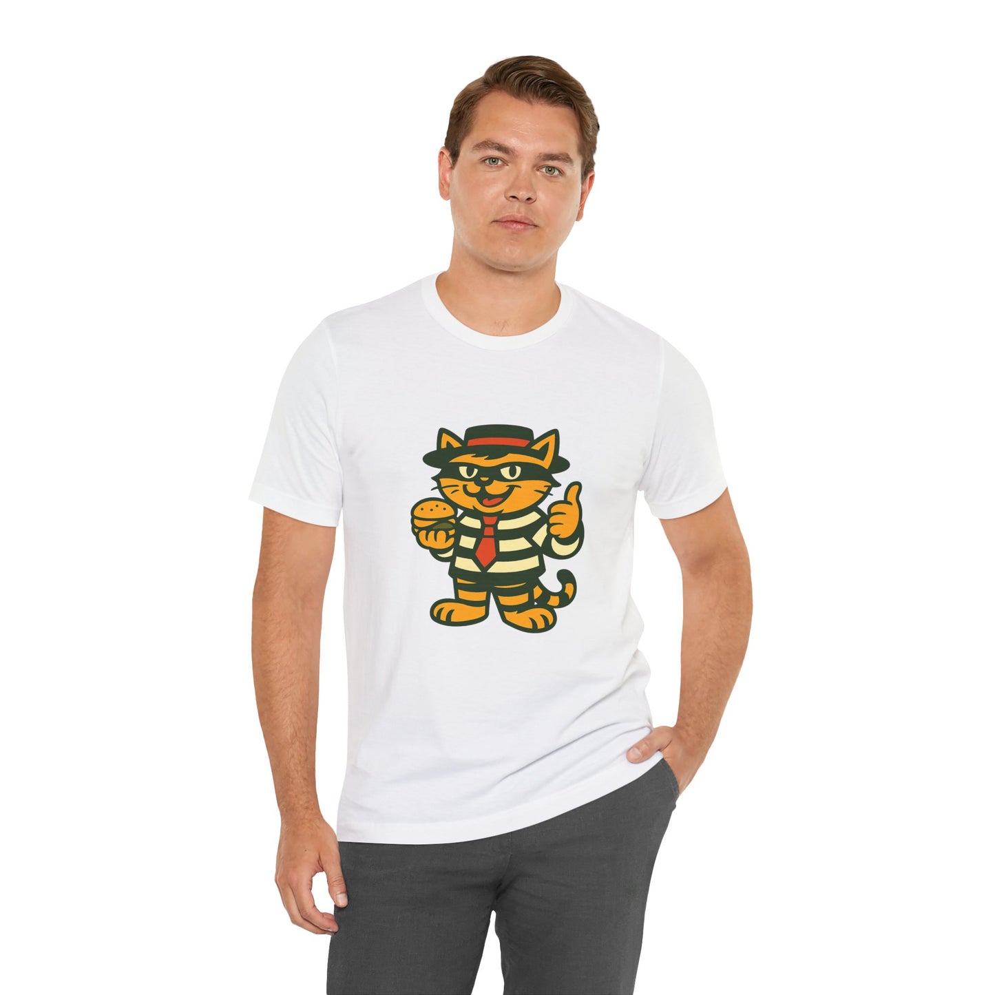 Playful Cat Graphic Tee, Funny Cat Shirt, Unisex T-Shirt, Casual Wear, Gift for Cat Lovers, Birthday Present, Animal Lover Apparel