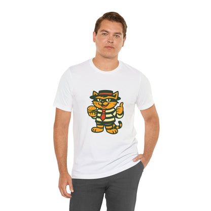 Playful Cat Graphic Tee, Funny Cat Shirt, Unisex T-Shirt, Casual Wear, Gift for Cat Lovers, Birthday Present, Animal Lover Apparel