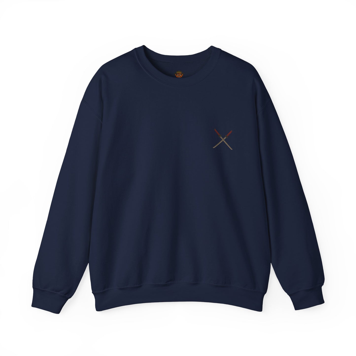 Samurai Vibes Crewneck Sweatshirt, Unisex Heavy Blend, Cosplay Apparel, Casual Streetwear, Gift for Anime Fans, Fall/Winter Essential