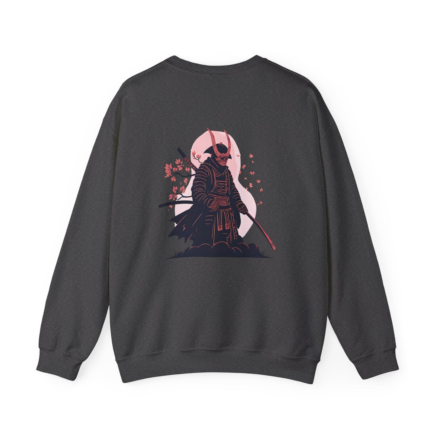 Samurai Vibes Crewneck Sweatshirt, Unisex Heavy Blend, Cosplay Apparel, Casual Streetwear, Gift for Anime Fans, Fall/Winter Essential