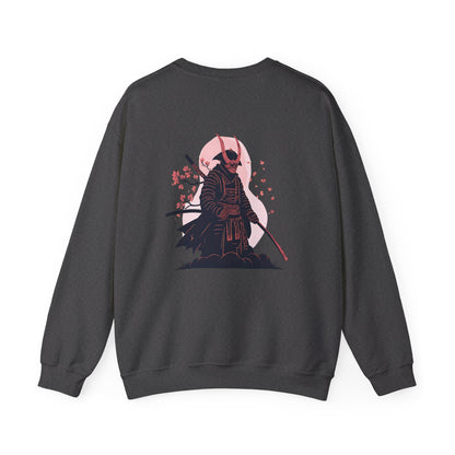 Samurai Vibes Crewneck Sweatshirt, Unisex Heavy Blend, Cosplay Apparel, Casual Streetwear, Gift for Anime Fans, Fall/Winter Essential