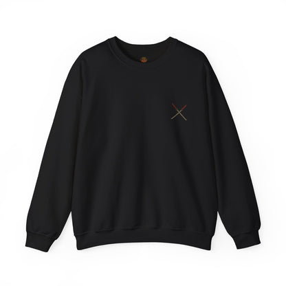 Samurai Vibes Crewneck Sweatshirt, Unisex Heavy Blend, Cosplay Apparel, Casual Streetwear, Gift for Anime Fans, Fall/Winter Essential