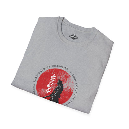 Samurai Graphic T-Shirt, Unisex Softstyle Tee, Anime Fashion, Cool Gift for Fans, Casual Wear, Perfect for Comfy Days