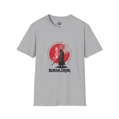 Samurai Graphic T-Shirt, Unisex Softstyle Tee, Anime Fashion, Cool Gift for Fans, Casual Wear, Perfect for Comfy Days
