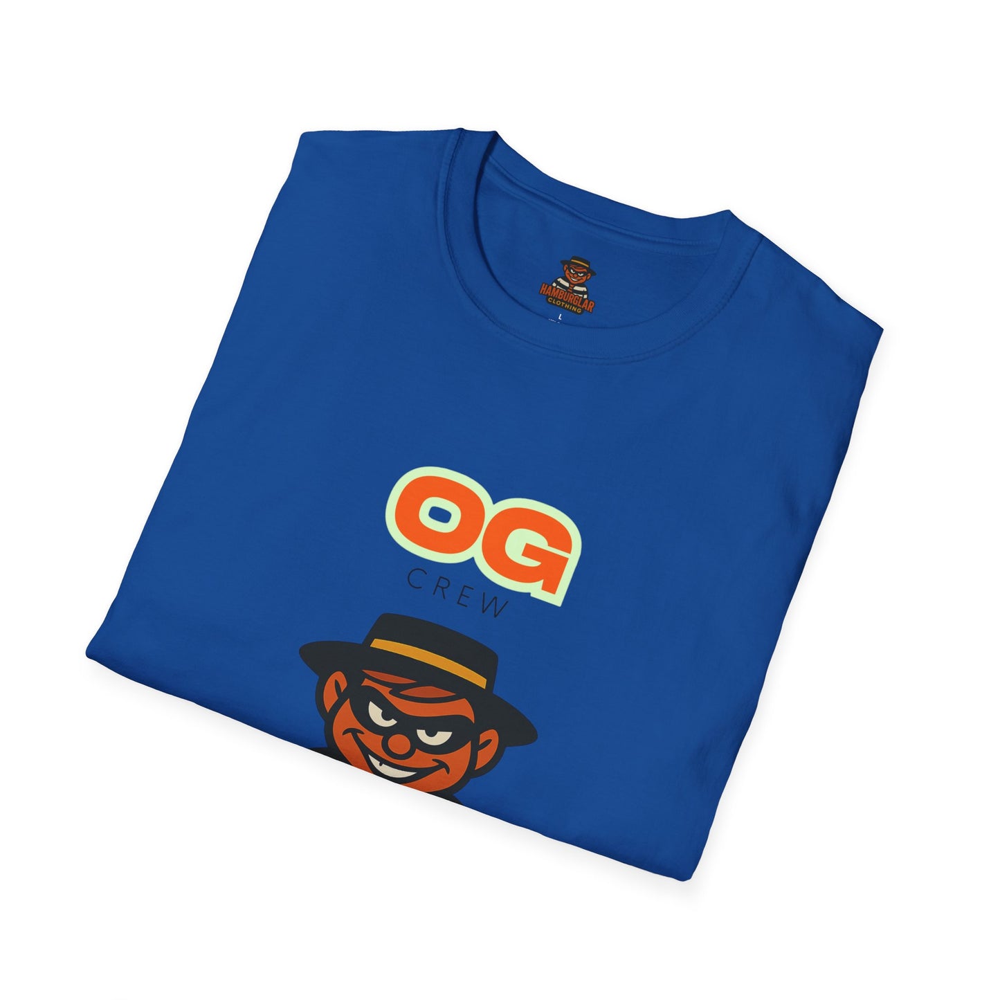 OG Crew Hamburglar Unisex T-Shirt, Fun Graphic Tee, Casual Streetwear, Gift for Food Lovers, Unique Collectible Apparel
